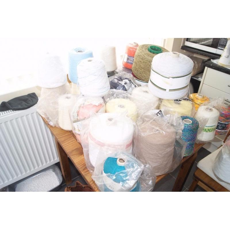 knitting machine wool