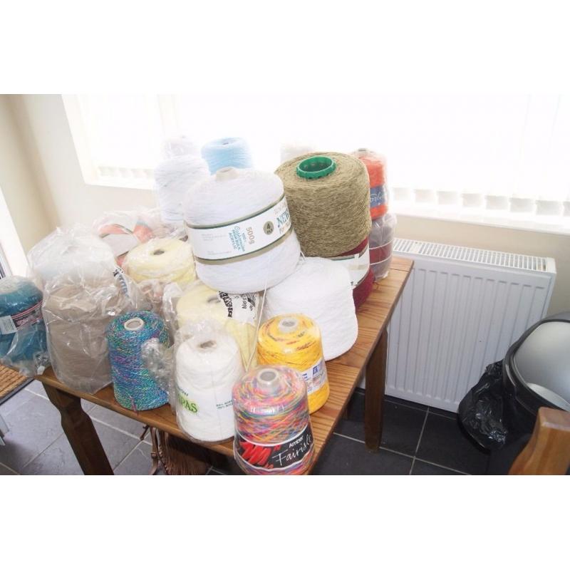 knitting machine wool