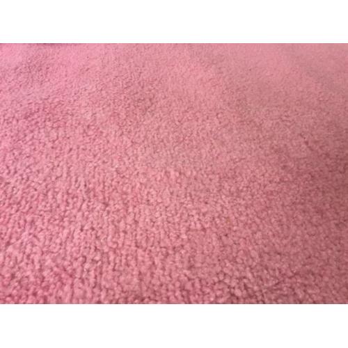 LOVELY PINK CARPET 11FT BY 7 FT - NEARLY BRAND NEW AS ONLY USED FOR SPARE ROOM