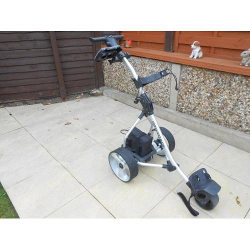Pro Force electric golf trolley: three tears old, little used:including carrying bag