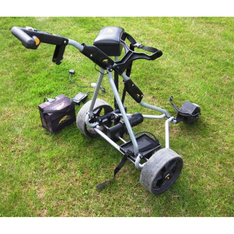 Powakaddy All Terrain Electric Golf Trolley with Seat