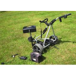 Powakaddy All Terrain Electric Golf Trolley with Seat
