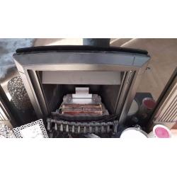 Gas fire and surrounding