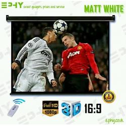Projector Screen electric 72 inch