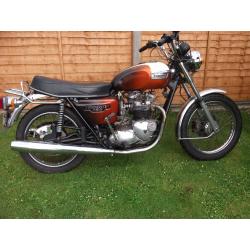 1981 triumph bonneville t140 750cc kick start model