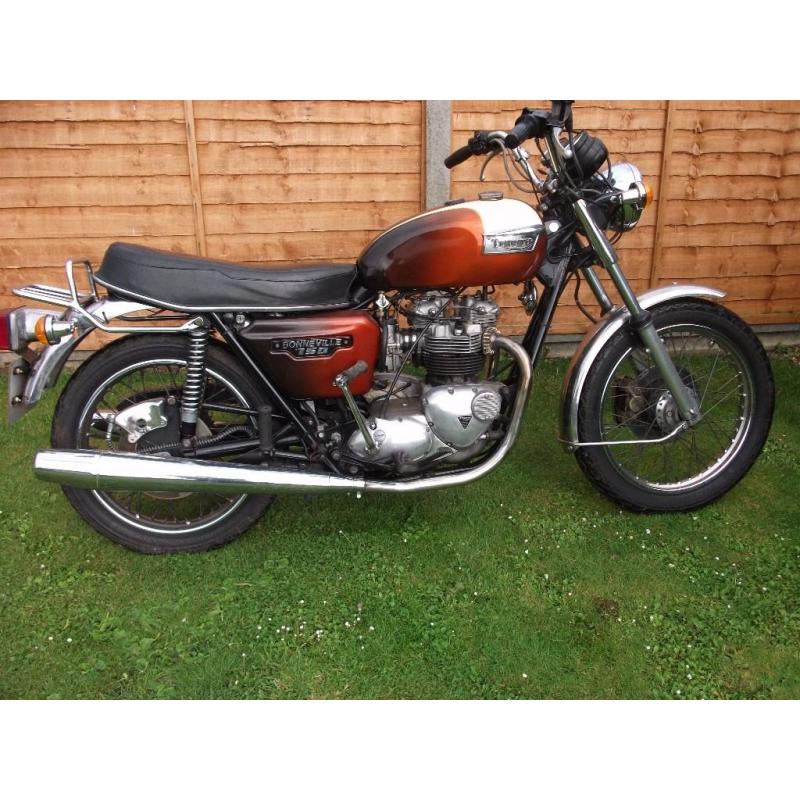 1981 triumph bonneville t140 750cc kick start model
