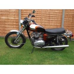 1981 triumph bonneville t140 750cc kick start model