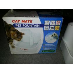 Cat and dog water fountain