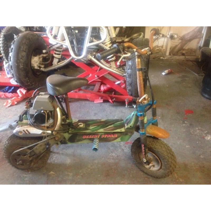 Desert storm 70cc scooter