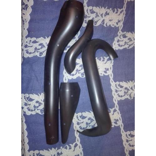 HARLEY DAVIDSON FAT BOY EXHAUST HEAT SHIELD BLACK