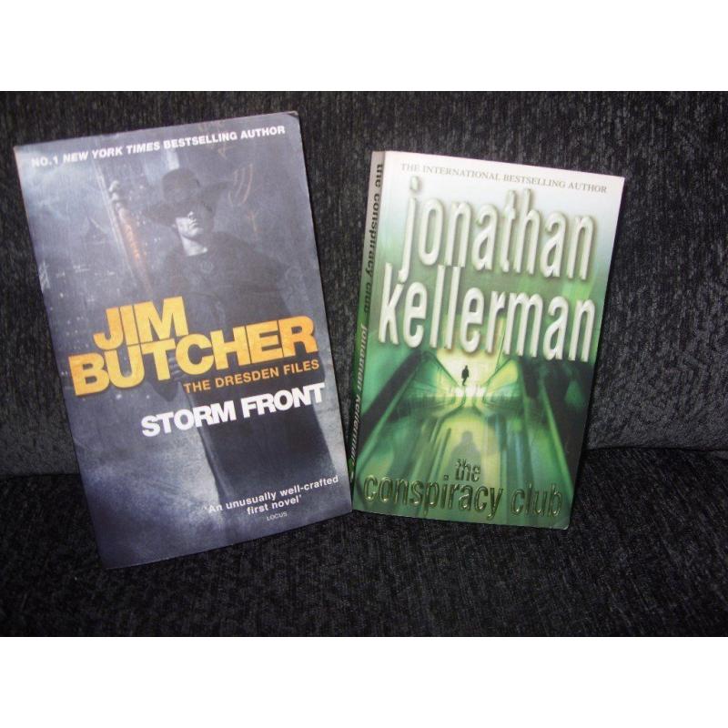 Jim Butcher & Jonathan Kellerman PaperBack Books