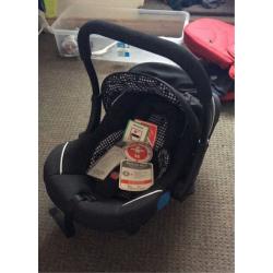 Silver cross black baby car seat