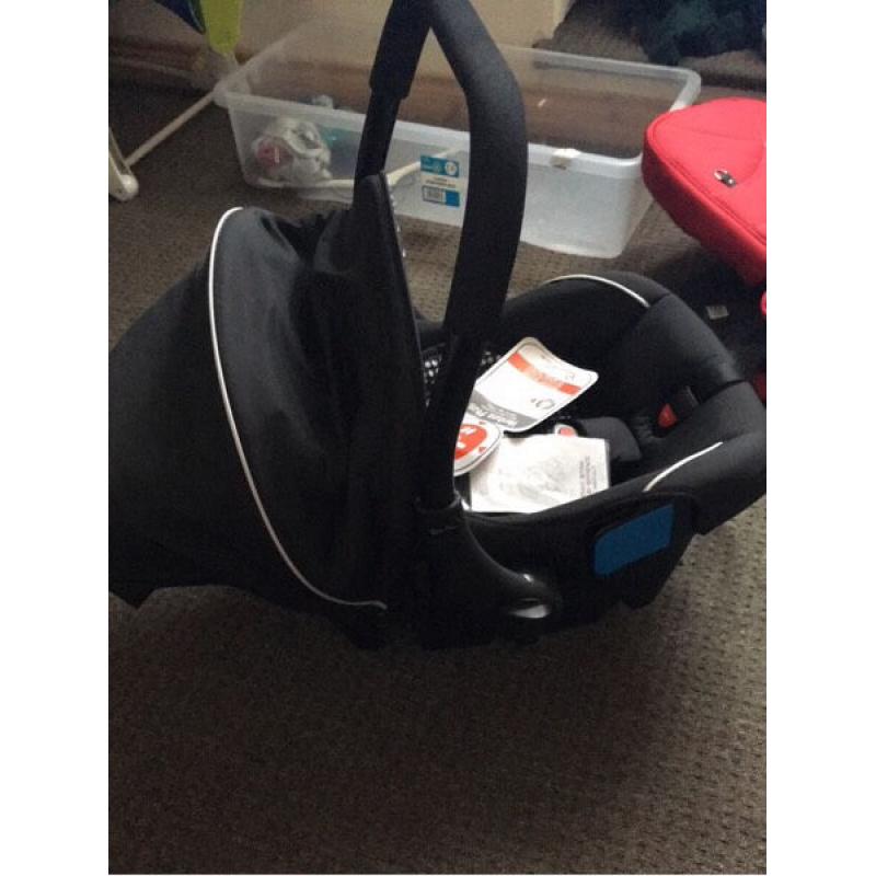 Silver cross black baby car seat