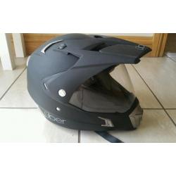 Motorbike helmet trail tour type