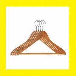 100 Wooden Clothes Hangers