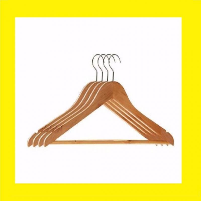 100 Wooden Clothes Hangers