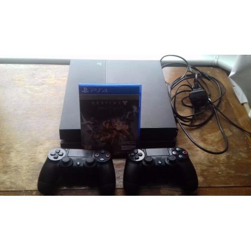 500GB Playstation 4 + Destiny Taken King + 2 Controllers