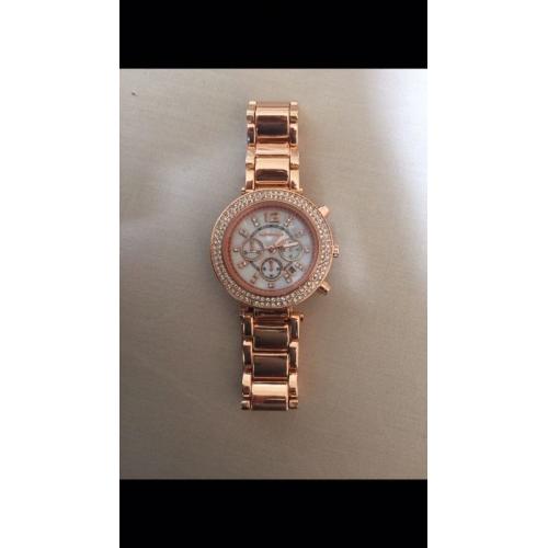 Michael kors ladies rose gold watch