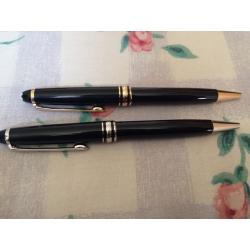 Mont Blanc one pen, silver one