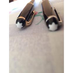 Mont Blanc one pen, silver one