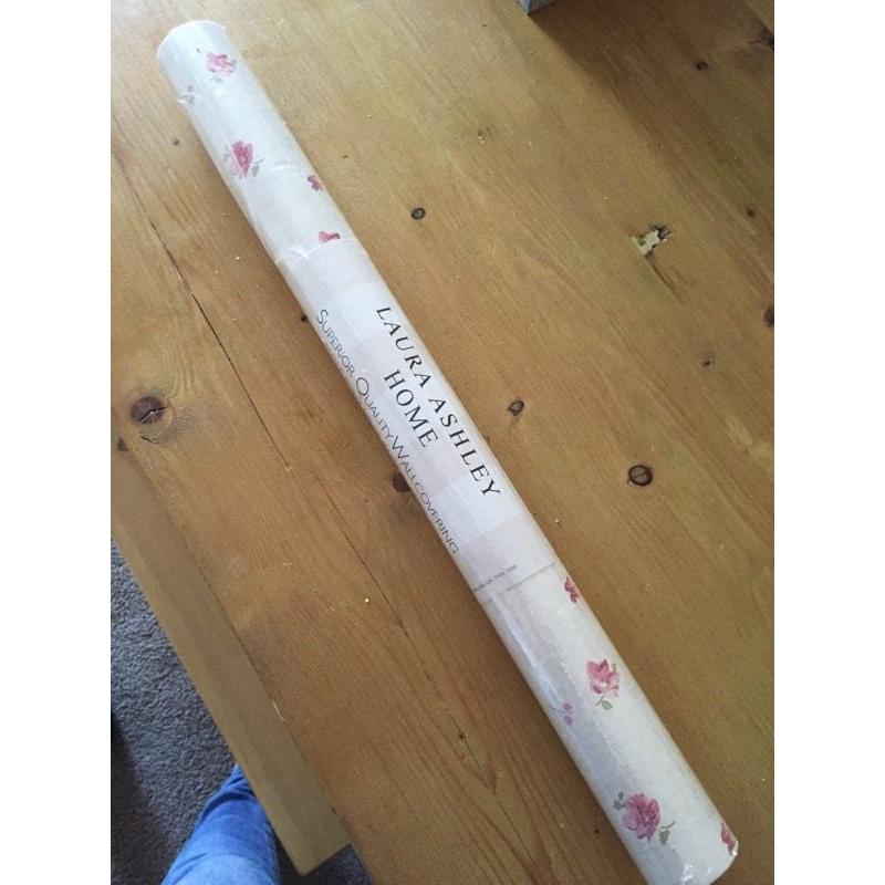 Laura Ashley floral wallpaper