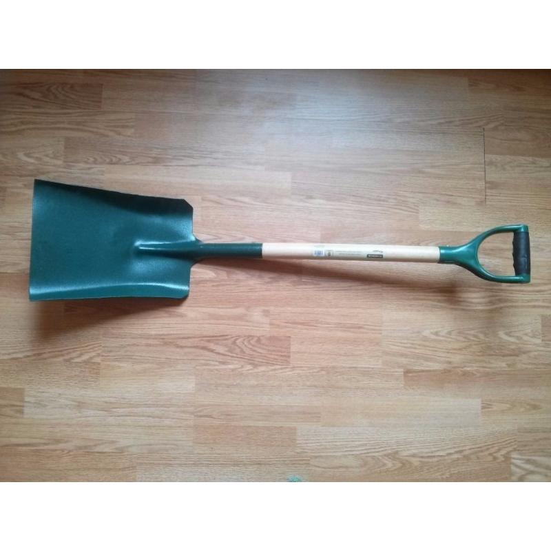 Nearly new carbon steel shovel