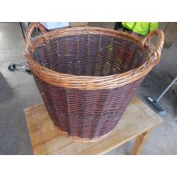 Large fireside basket.