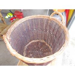 Large fireside basket.