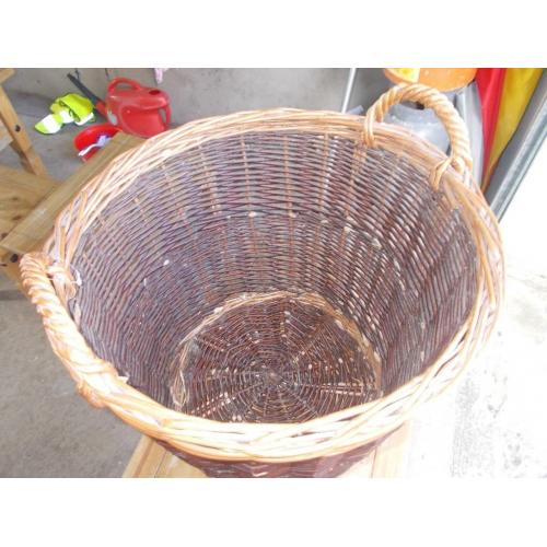 Large fireside basket.