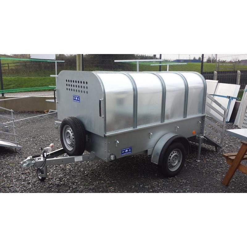 LIVESTOCK TRAILER, HAS REMOVABLE CANOPY - RAMP DOOR available at armagh trailers