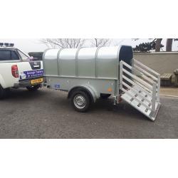 LIVESTOCK TRAILER, HAS REMOVABLE CANOPY - RAMP DOOR available at armagh trailers
