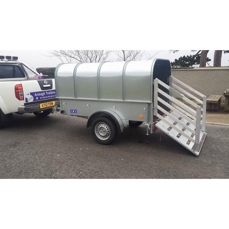 LIVESTOCK TRAILER, HAS REMOVABLE CANOPY - RAMP DOOR available at armagh trailers