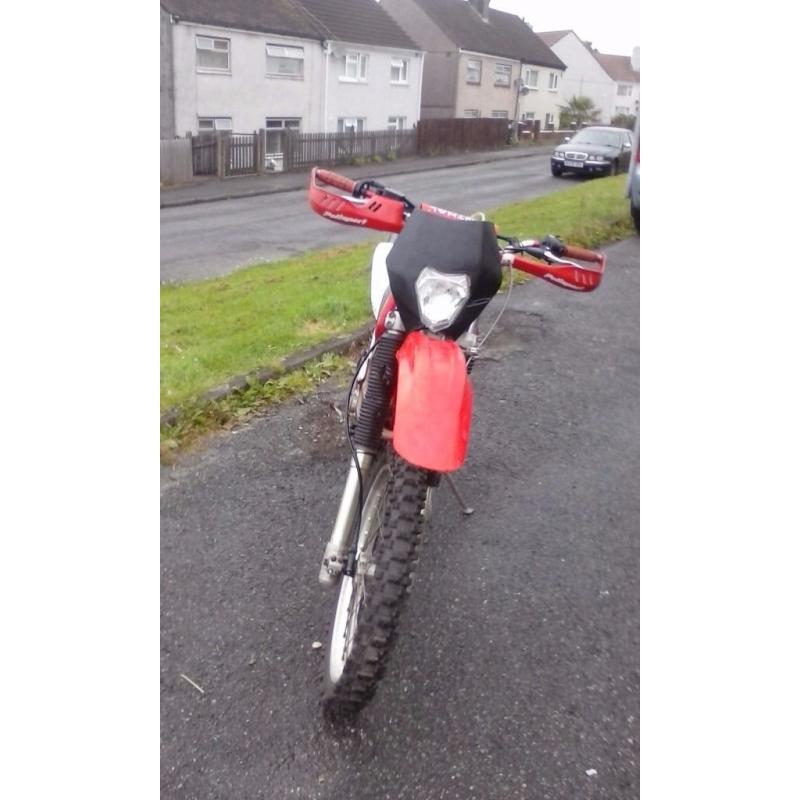 Honda XR250 2001 enduro new mot very low mileage VGC