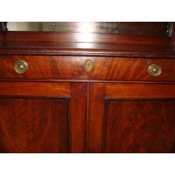 Victorian mahogany Chiffonier with mirrored back
