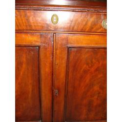 Victorian mahogany Chiffonier with mirrored back