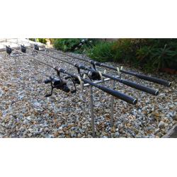 Carp Fishing Gear - Full Set Up / Job Lot / Rods / Bivvy / Chairs & More