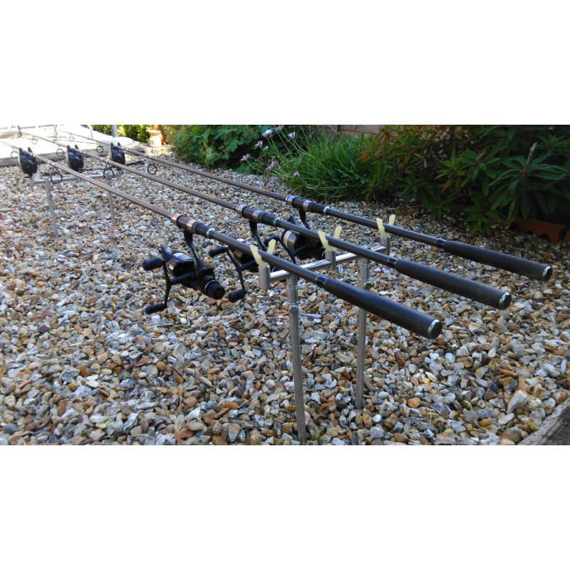 Carp Fishing Gear - Full Set Up / Job Lot / Rods / Bivvy / Chairs & More