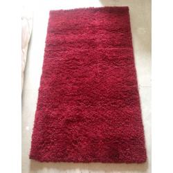 Rug burgundy/ wine red
