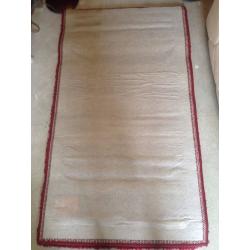 Rug burgundy/ wine red