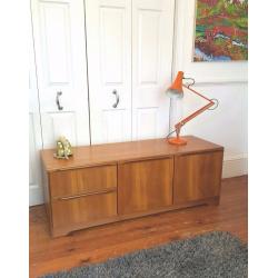 Mid Century Teak Sideboard Vintage TV Stand Retro