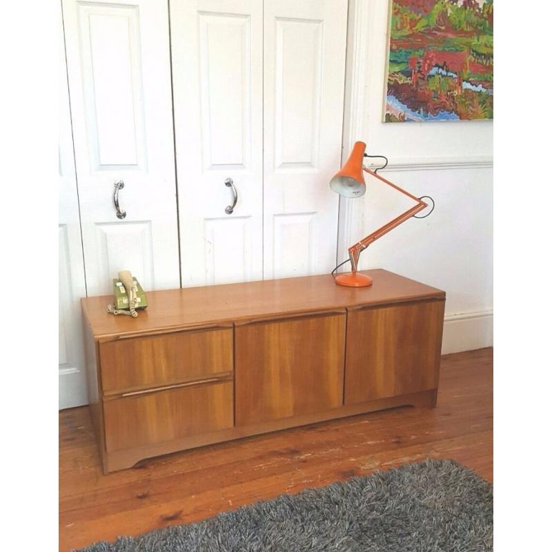 Mid Century Teak Sideboard Vintage TV Stand Retro