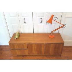 Mid Century Teak Sideboard Vintage TV Stand Retro