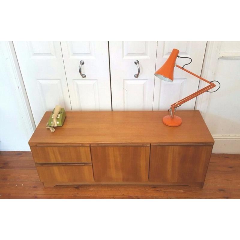 Mid Century Teak Sideboard Vintage TV Stand Retro