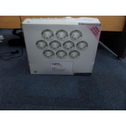 10 x 3 CHROME LIGHTS