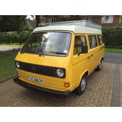 1981 VW T25 2.0 Air-Cooled CI Autohomes Campervan 4-Berth in Yellow