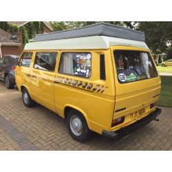 1981 VW T25 2.0 Air-Cooled CI Autohomes Campervan 4-Berth in Yellow