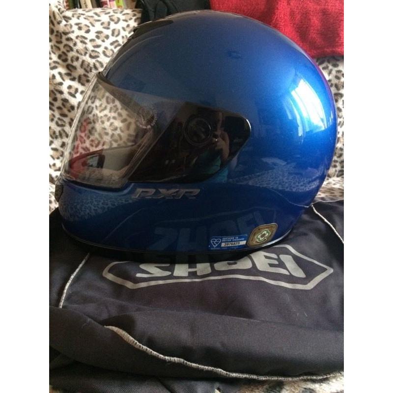 Shoei helmet blue - small RX-R