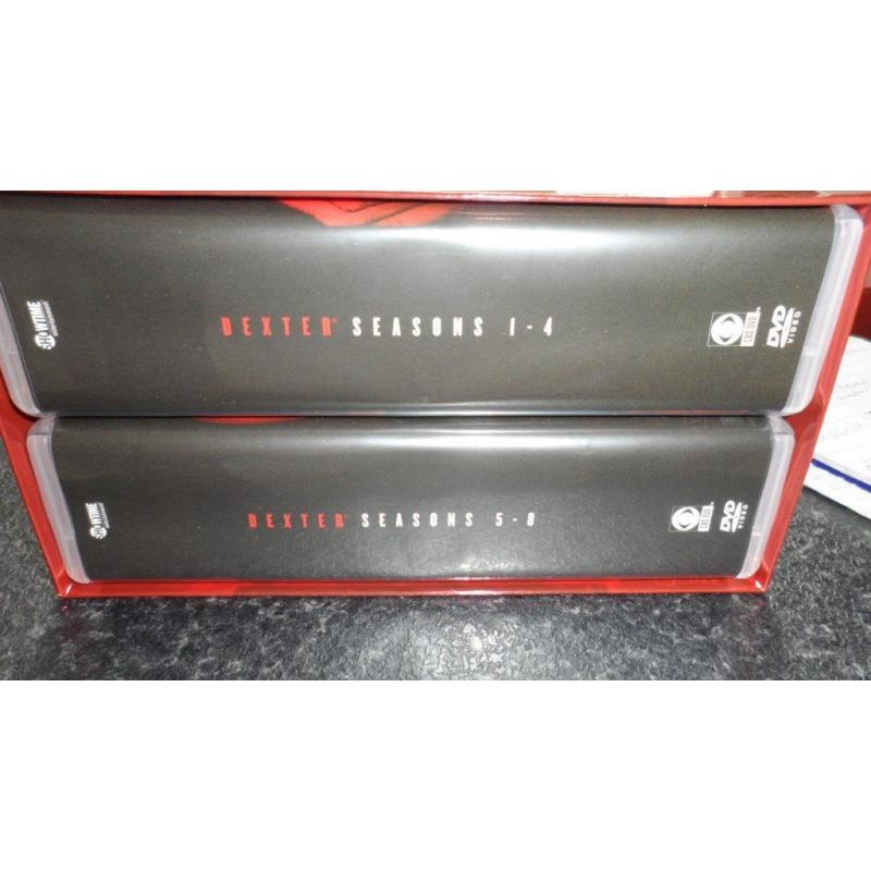 DEXTER THE COMPLETE SERIES 1-8 AS NEW