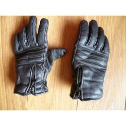 'Buffalo' Leather Motorcycle Gloves - Size XS Good condition
