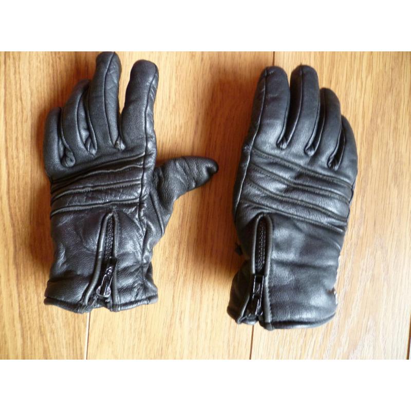'Buffalo' Leather Motorcycle Gloves - Size XS Good condition